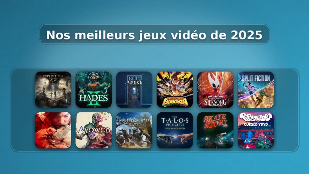 Nos meilleurs jeux vidéo de 2025