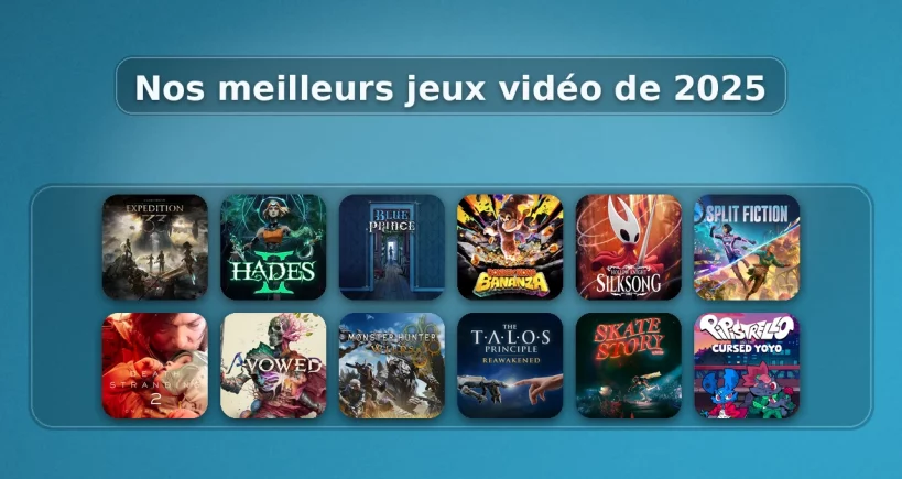 Nos meilleurs jeux vidéo de 2025