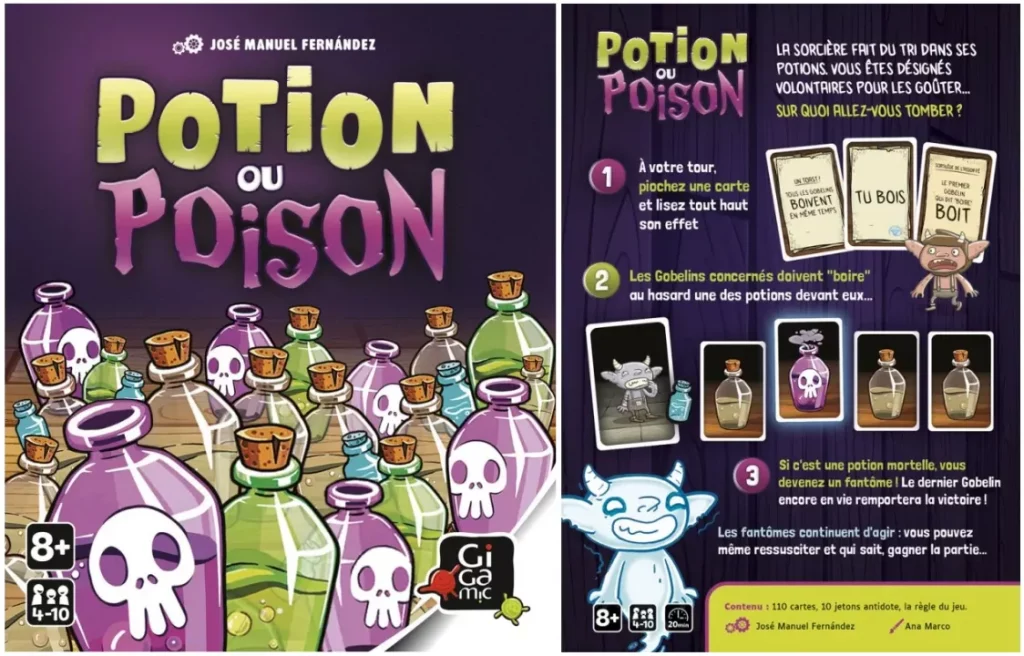 Potion ou Poison - Gigamic - Boite