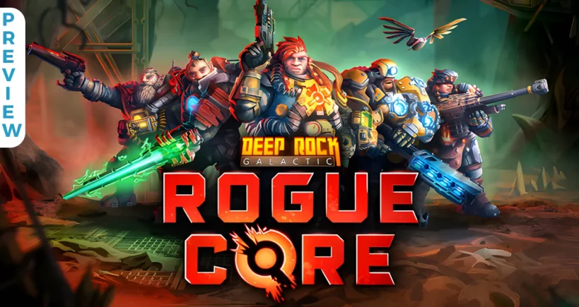 Preview Deep Rock Galactic: Rogue Core : Un spin-off Roguelite